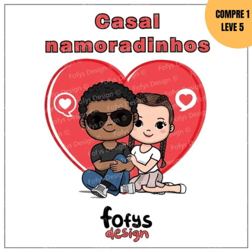 Arquivo Digital Casal Namoradinhos Kit Digital -3733