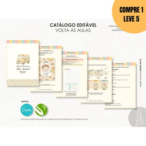 Arquivo Digital Catálogo Volta às Aulas Editável -6164