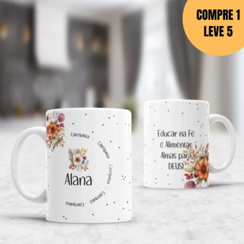 Arquivo Digital Catequista Artes para Caneca -4932