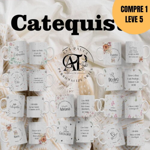 Arquivo Digital Catequista Artes para Caneca -4932