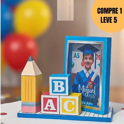 Arquivo Digital Centro de Mesa Formatura Abc -5509