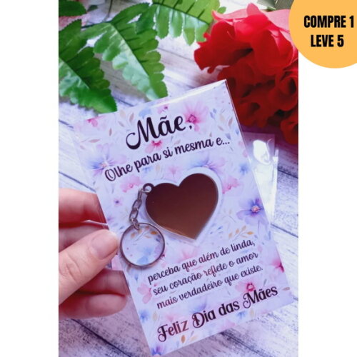 Arquivo Digital Chaveiro Espelhado Dia das Mães -3183