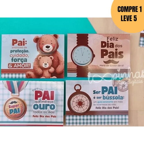 Arquivo Digital Chaveiro Tag de Placa Dia dos Pais -4679
