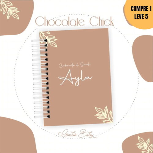 Arquivo Digital Chocolate Chic Livro do Bebê -3750