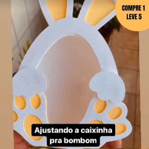 Arquivo Digital Coelho Shaker Bombom -2312