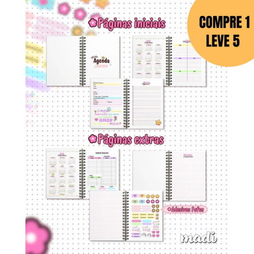 Arquivo Digital Coleção Agendas Fofas 2026 -5467