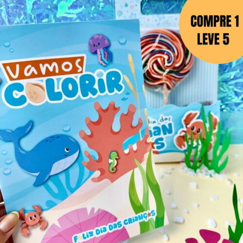 Arquivo Digital Coleção Diversão no Fundo do Mar -5349