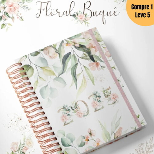 Arquivo Digital Coleção Floral Buquê Agenda 2025 -1313