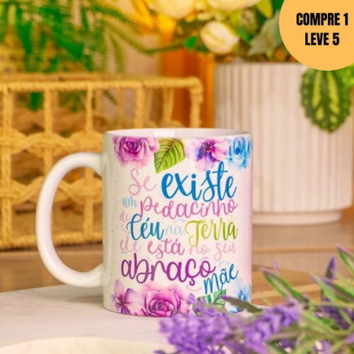 Arquivo Digital Coleção Mãe É Benção Arte para Canecas -293