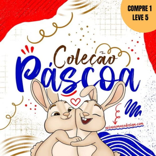 Arquivo Digital Coleção Páscoa 2025 Arte para Canecas -2276