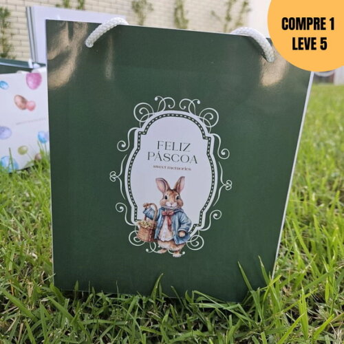 Arquivo Digital Coleção Páscoa 2025 Embalagens Sacolas -2035