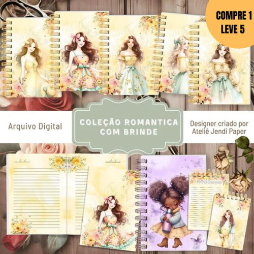 Arquivo Digital Coleção Romântica Encadernação -3438