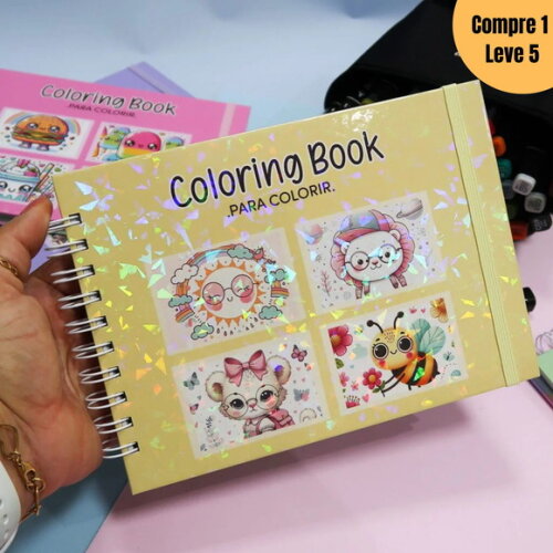 Arquivo Digital Coloring Book A5 a Arte de Colorir -1159
