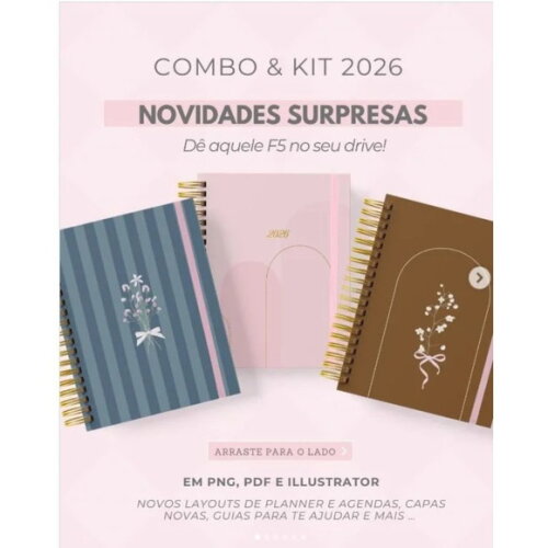 Arquivo Digital Combo & Kit Encadernação 2026 -3961