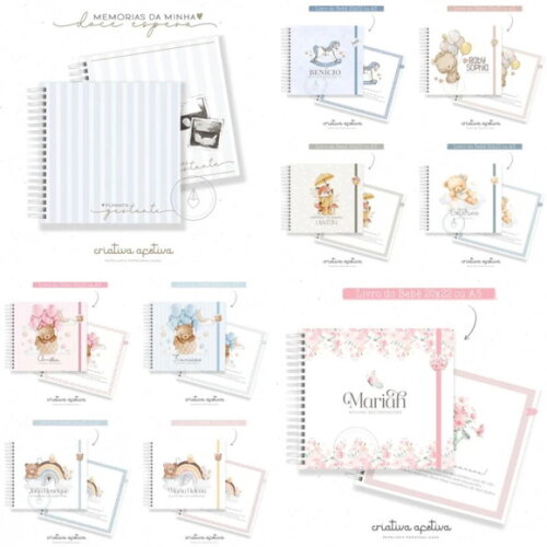 Arquivo Digital Combo 21 Kits Maternidade -614