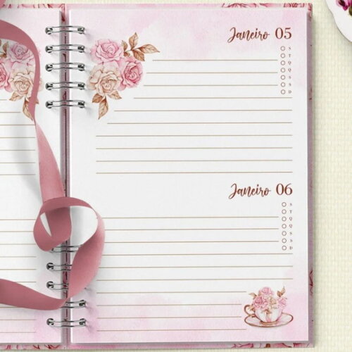 Arquivo Digital Combo 4 Agendas Mulher Virtuosa 2025 -289