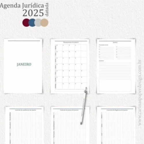 Arquivo Digital Combo 4 Miolos Digitais Agenda Jurídica -630