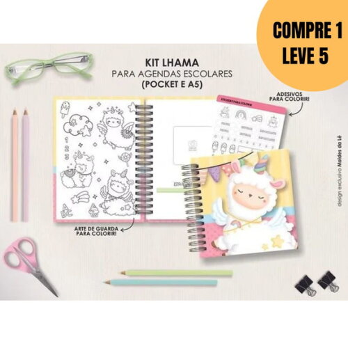 Arquivo Digital Combo A5 Agendas Escolares -5544