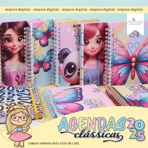 Arquivo Digital Combo Agenda Clássica A5 2025 -1006