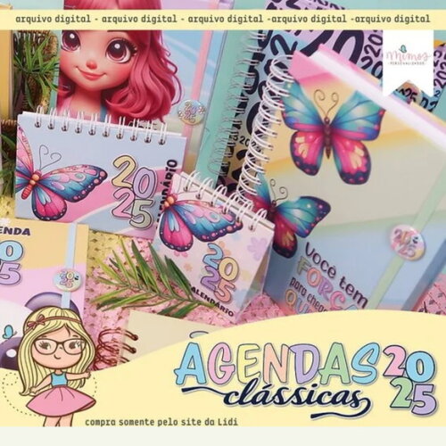 Arquivo Digital Combo Agenda Clássica A5 2025 -1006