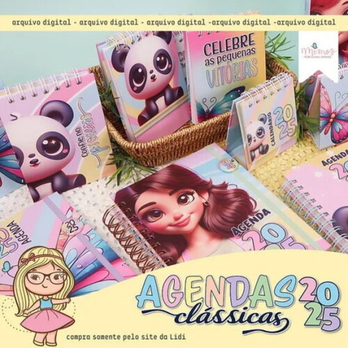 Arquivo Digital Combo Agenda Clássica A5 2025 -1006