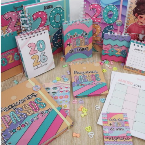 Arquivo Digital Combo Agenda Collors A5 2026 -2733
