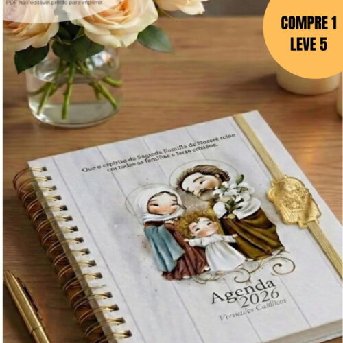 Arquivo Digital Combo Agenda com Versículos Católicos -6198