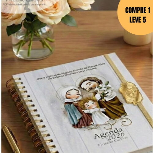 Arquivo Digital Combo Agenda com Versículos Católicos -6198