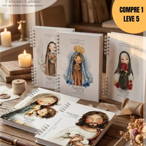 Arquivo Digital Combo Agenda com Versículos Católicos -6198
