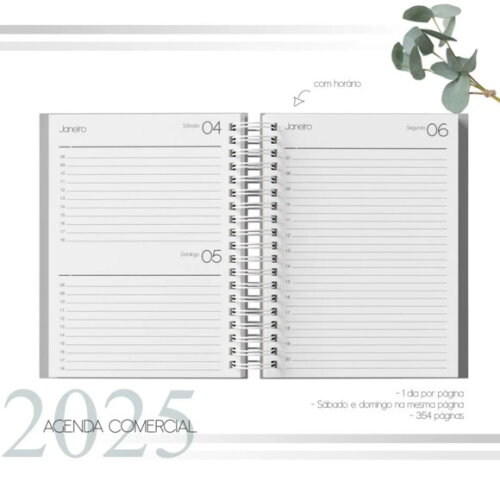 Arquivo Digital Combo Agenda Comercial Datada 2025 -1007