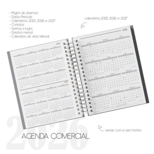 Arquivo Digital Combo Agenda Comercial Datada 2026- 2394