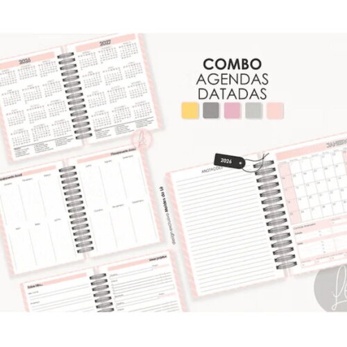 Arquivo Digital Combo Agendas 2026 Datadas -4524
