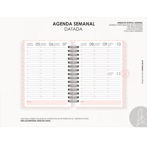 Arquivo Digital Combo Agendas 2026 Datadas -4524
