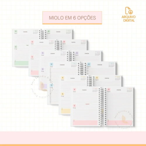 Arquivo Digital Combo Agendas A5 2025-637