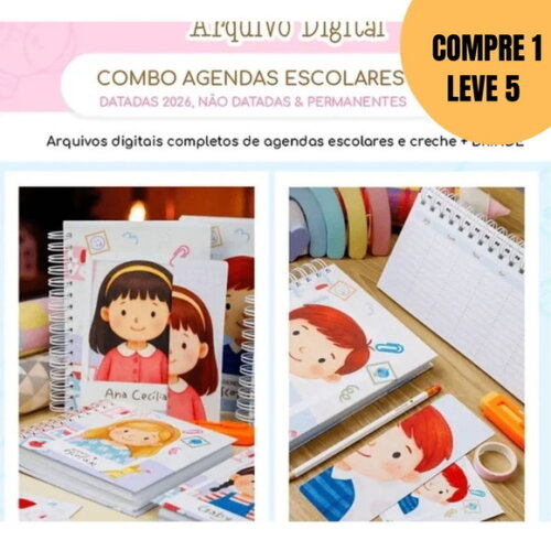 Arquivo Digital Combo Agendas Escolares 2026 -5460