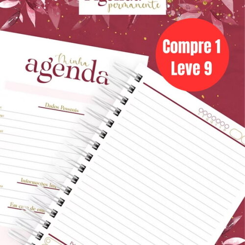 Arquivo Digital Combo Alfabeto Bordô -6769
