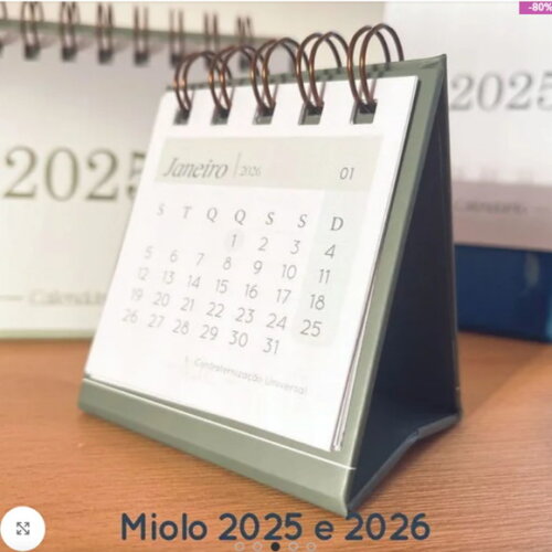 Arquivo Digital Combo Calendário de Mesa A6 e Mini -405