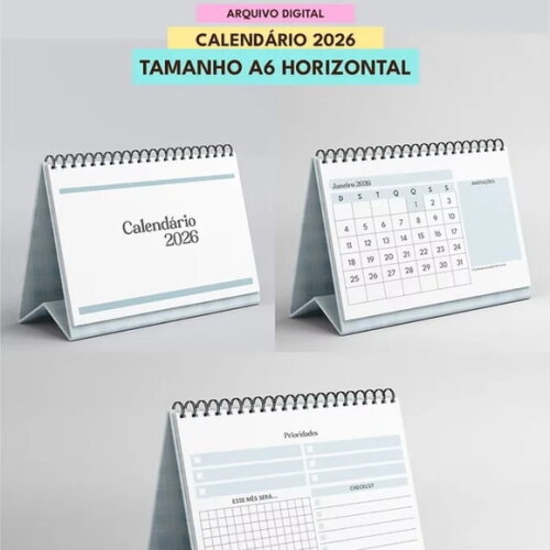 Arquivo Digital Combo Calendários de Mesa 2026 -4675