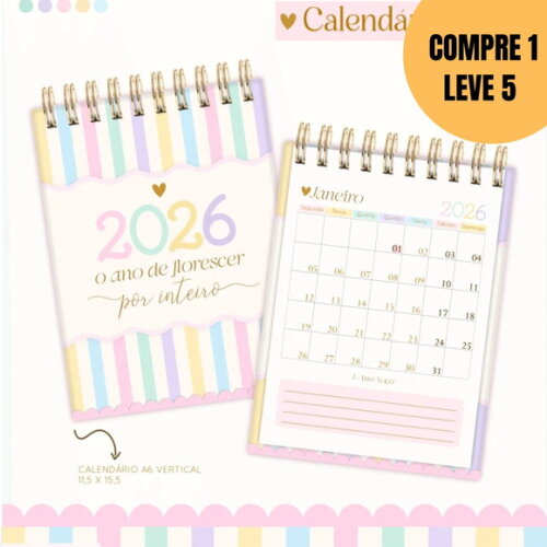 Arquivo Digital Combo Calendários Candy 2026 -5463