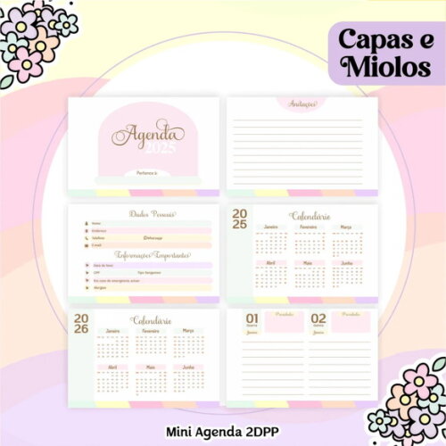 Arquivo Digital Combo Candy Fofa Agenda 2025 -396