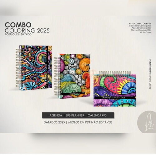 Arquivo Digital Combo Coloring Agenda 2025 -727