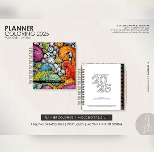 Arquivo Digital Combo Coloring Agenda 2025 -727
