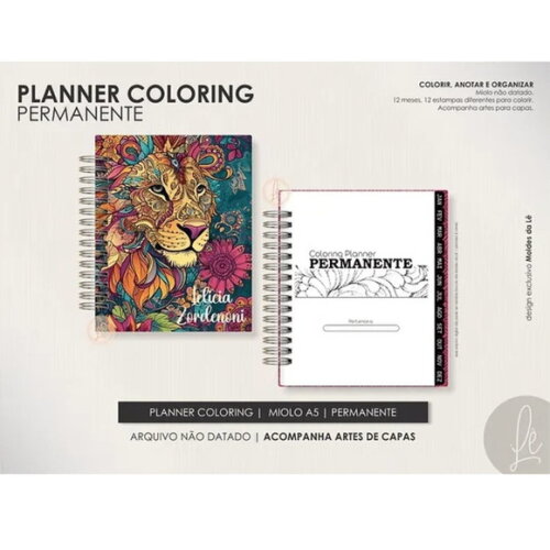 Arquivo Digital Combo Coloring Datadas e Permanente -4047