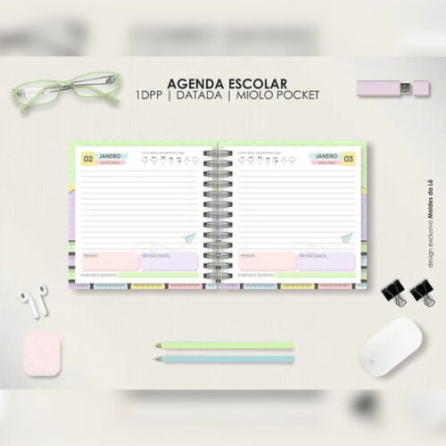 Arquivo Digital Combo Datado Agendas Escolares 2025 -138