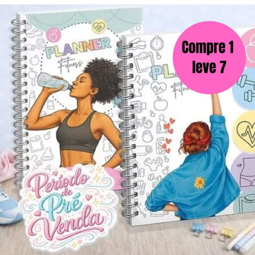 Arquivo Digital Combo de Planner Fitness 2026 -6641