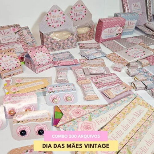 Arquivo Digital Combo Dia das Mães Vintage -2528