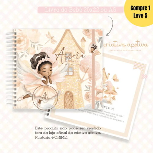 Arquivo Digital Combo Fada Aurora Livro do Bebê - 374