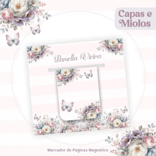 Arquivo Digital Combo Floral Alfabeto Agenda 2025 -397