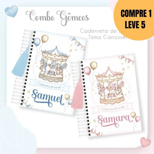 Arquivo Digital Combo Gêmeos 10 Temas Menino e Menina -5413