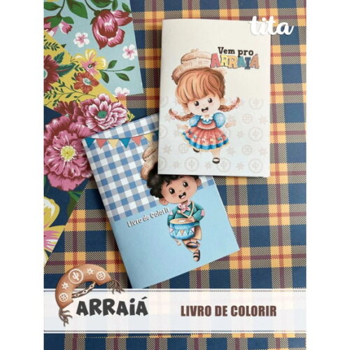 Arquivo Digital Combo Ilustrações + Papéis + Livrinho -3546